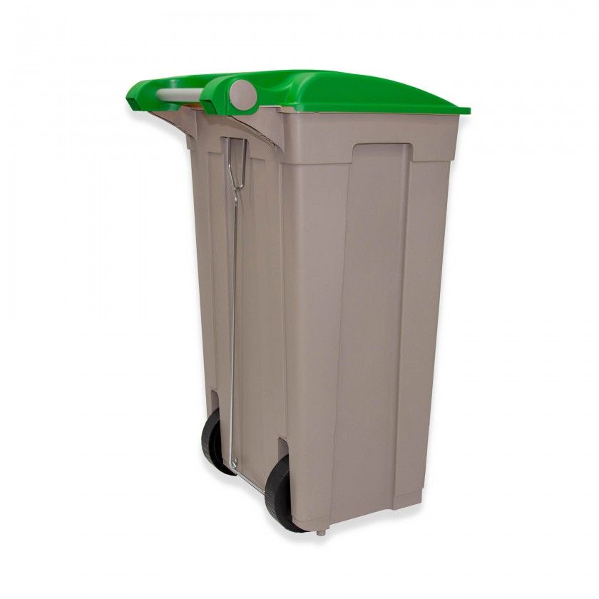 Contentor Eco com Pedal e Rodas Tampa 85l 49X48X82cm Contentor Eco com Pedal e Rodas Tampa 85l 49X48X82cm