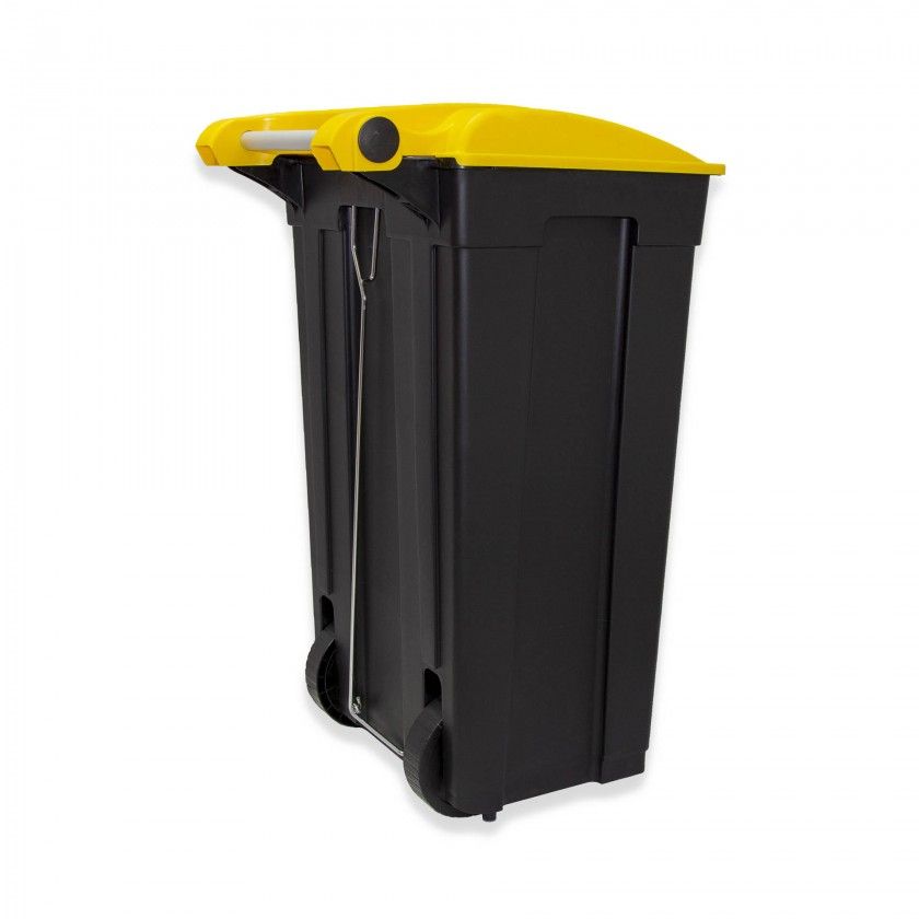 Contentor Eco com Pedal e Rodas Tampa 85l 49X48X82cm Contentor Eco com Pedal e Rodas Tampa 85l 49X48X82cm