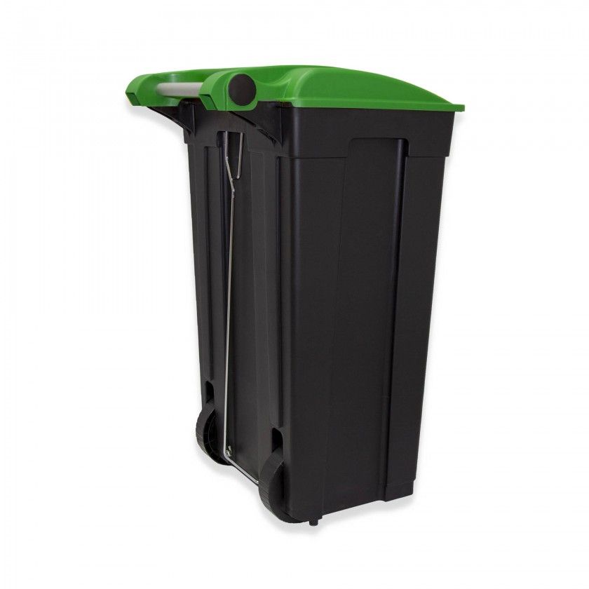 Contentor Eco com Pedal e Rodas Tampa 85l 49X48X82cm Contentor Eco com Pedal e Rodas Tampa 85l 49X48X82cm