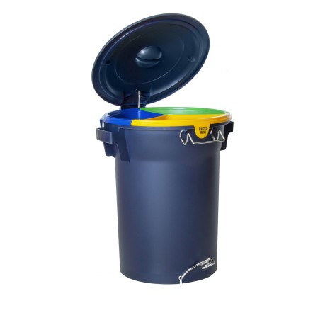 Contentor Eco Triplo com Pedal 52l 48X50X60cm - Image product