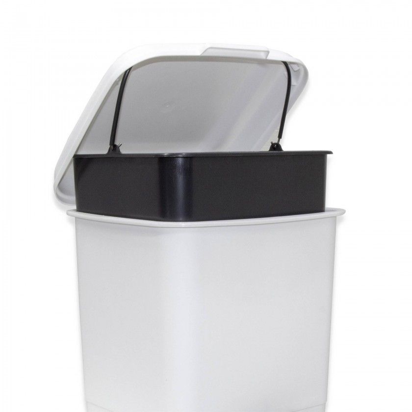 Balde com Pedal e Interior 15l 34X32.5X36.5cm