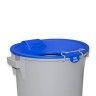Contentor Eco Cinzento com Tampa Funil Azul 52l 48X50X56cm