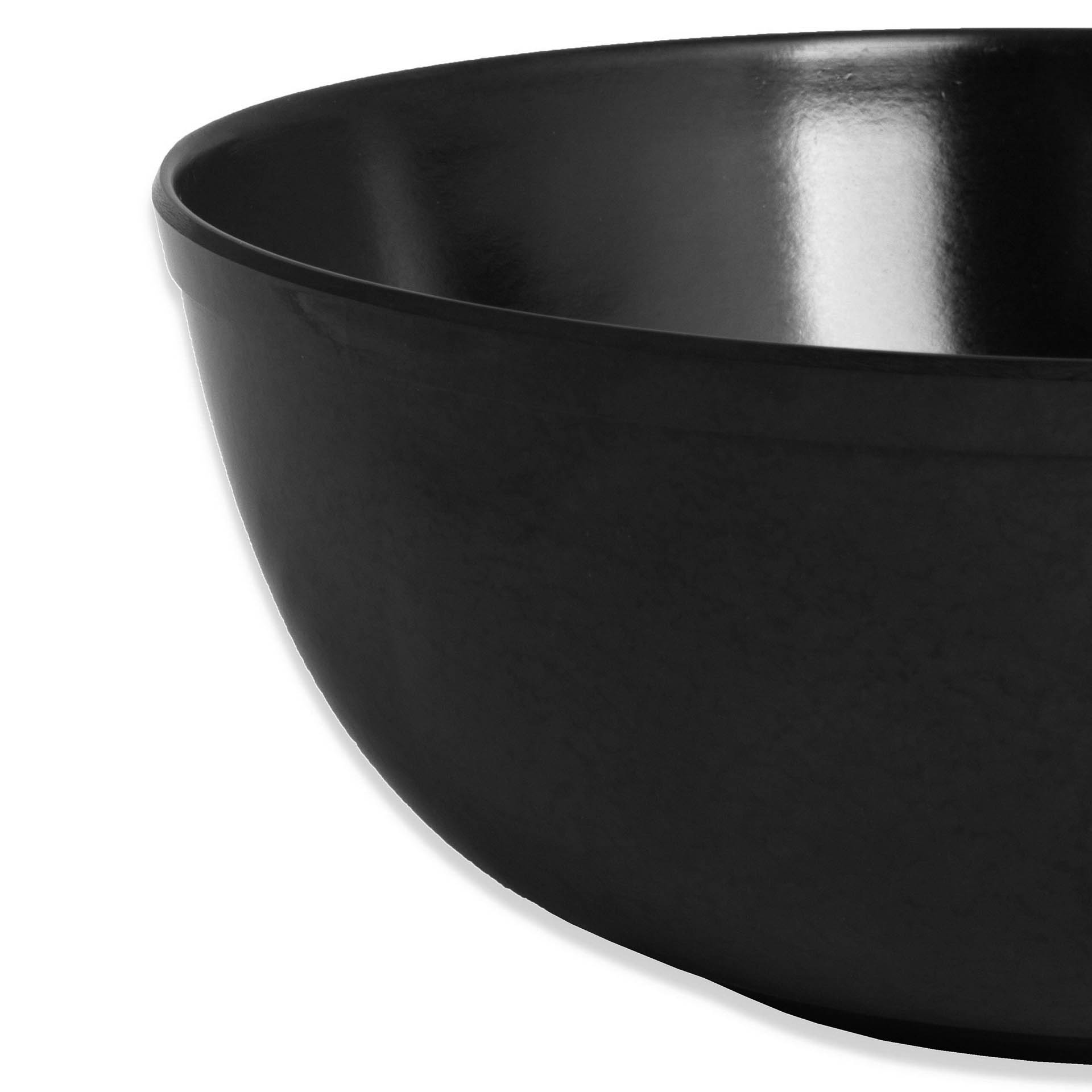 Tigela Melamina Preto 1500ml 18X9.5cm