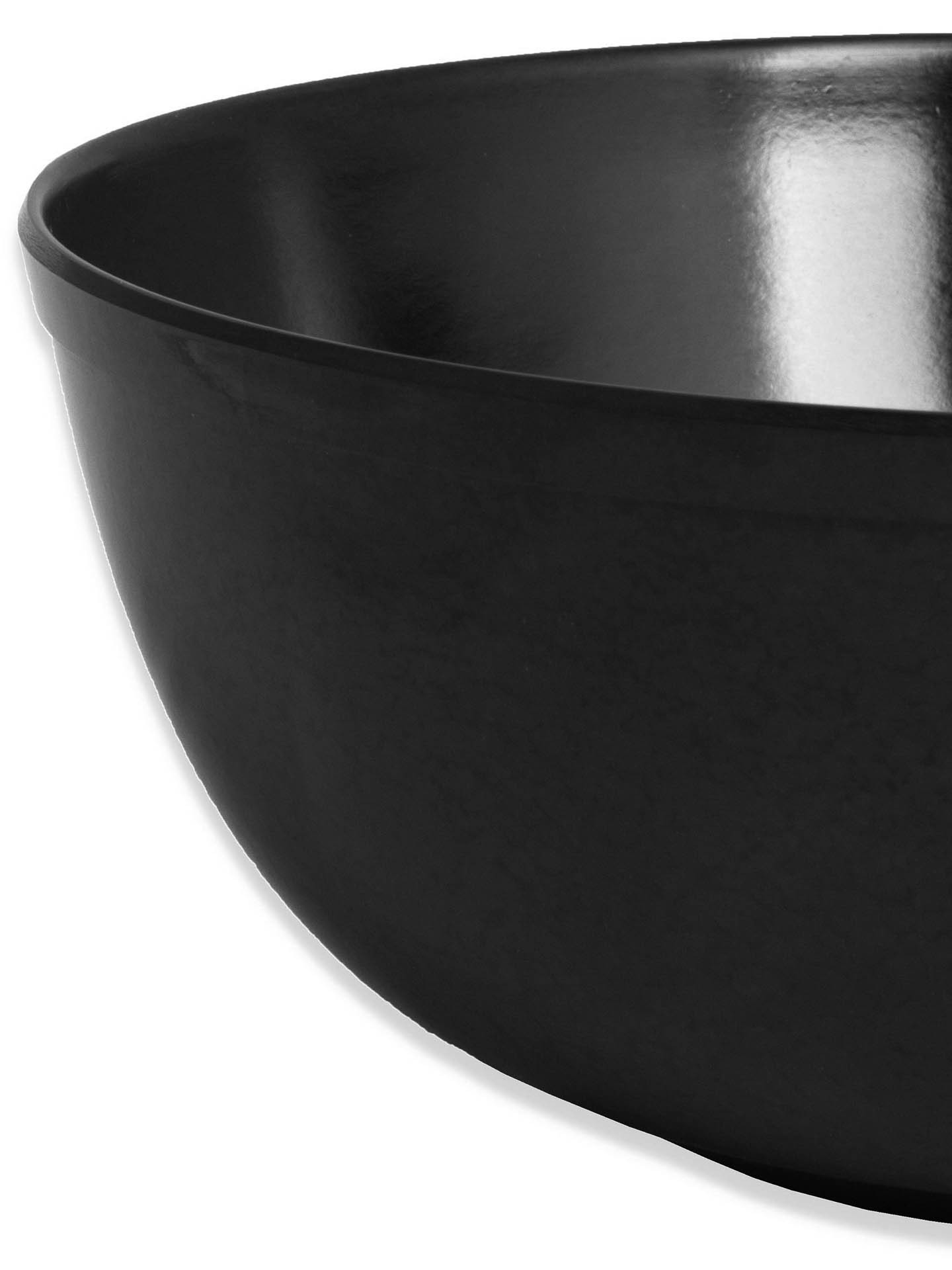 Tigela Melamina Preto 1500ml 18X9.5cm