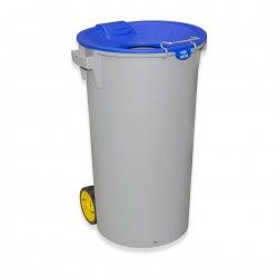 Contentor Eco Cinzento com Rodas e Tampa Funil 80l 48X50X80cm