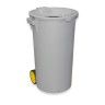 Contentor Eco Cinzento com Rodas e Tampa Funil Cinzento 80l 48X50X80cm Contentor Eco Cinzento com Rodas e Tampa Funil Cinzento 80l 48X50X80cm