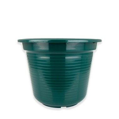 Vaso Tradicional Brilho Redondo Verde 30cm