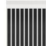 Cortina Tira-Lis 90X200cm Ref.806 Preto Fio Branco Cortina Tira-Lis 90X200cm Ref.806 Preto Fio Branco