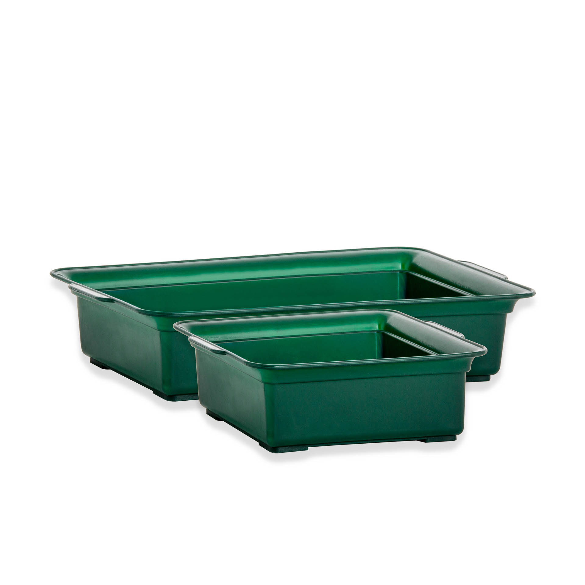 Tabuleiro para Esponja Retangular Verde 23X11cm