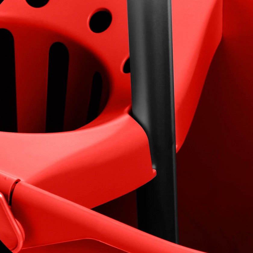 Balde Espremedor com Rodas Vermelho 12L / 25.5X38.2X28CM Balde Espremedor com Rodas Vermelho 12L / 25.5X38.2X28CM