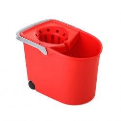 Balde Espremedor com Rodas Vermelho 12L / 25.5X38.2X28CM