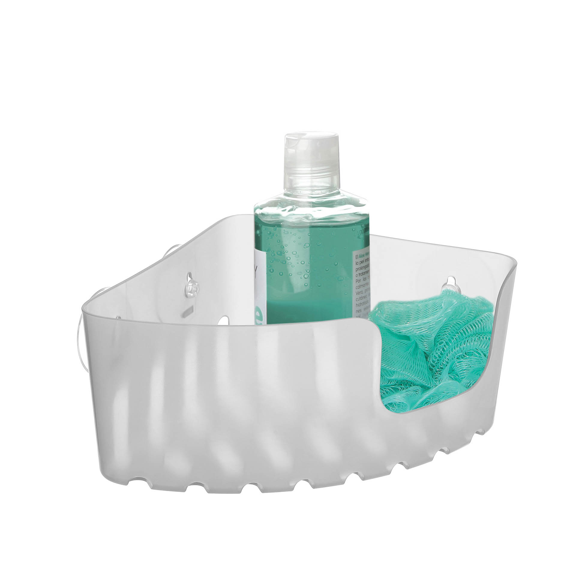 Cesto de Canto Wc com Ventosas Standard 20X20X11cm