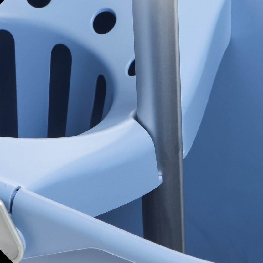 Balde Espremedor com Rodas Castanho 12L 25.5X38.2X28cm Balde Espremedor com Rodas Castanho 12L 25.5X38.2X28cm