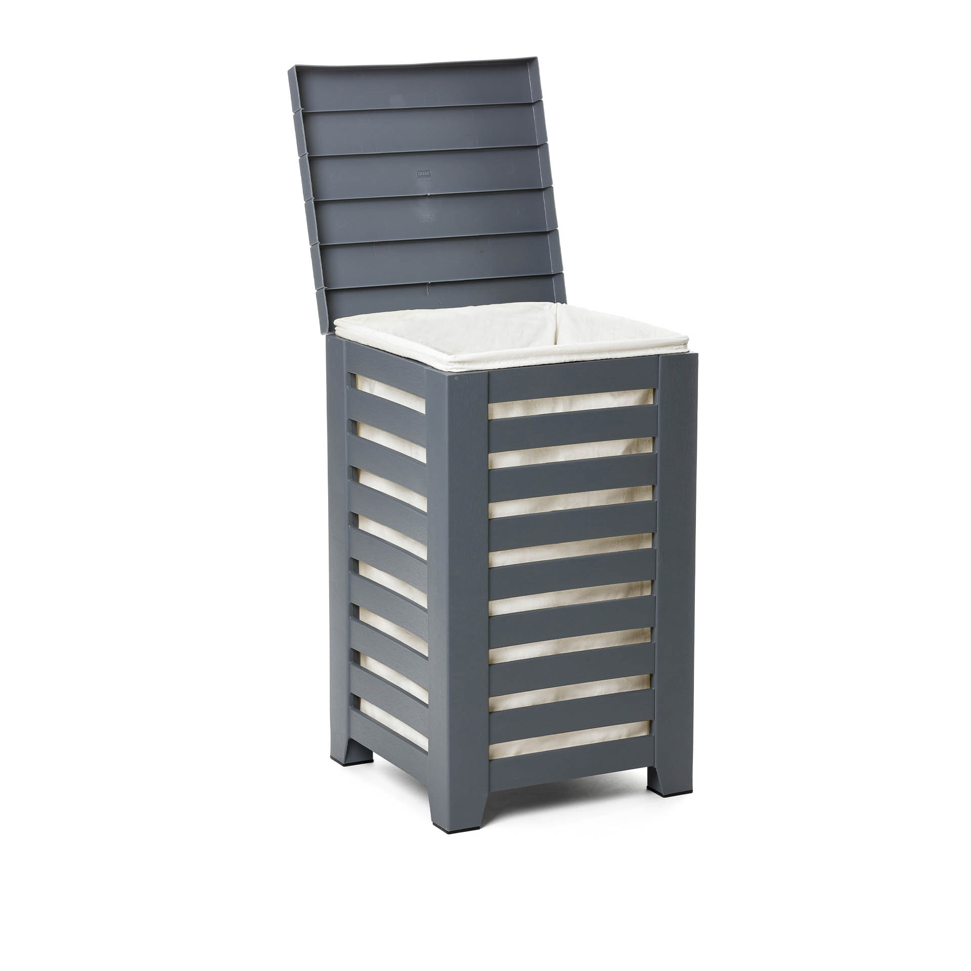 Cesto de Roupa Lombok Cinza 34X34X58CM