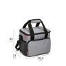 Saco Térmico Urban Food Cinzento 28.5X21X24cm Saco Térmico Urban Food Cinzento 28.5X21X24cm
