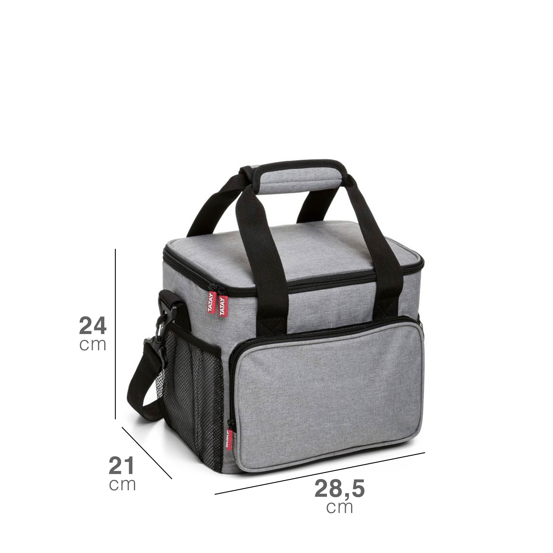 Saco Térmico Urban Food Cinzento 28.5X21X24cm