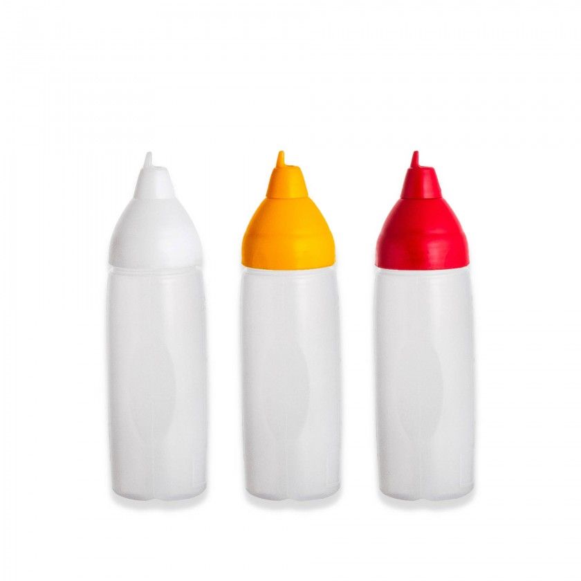 Frasco Molhos Antigota Vermelho 350ml 6X20.3cm Frasco Molhos Antigota Vermelho 350ml 6X20.3cm