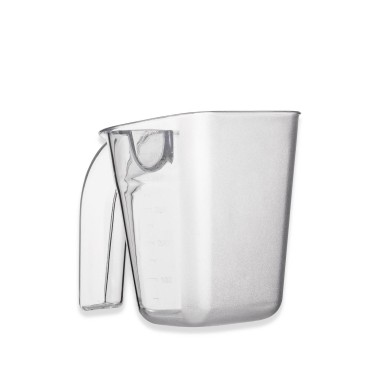 Medidor Policarbonato com Asa 600ml 12.6X11X12cm