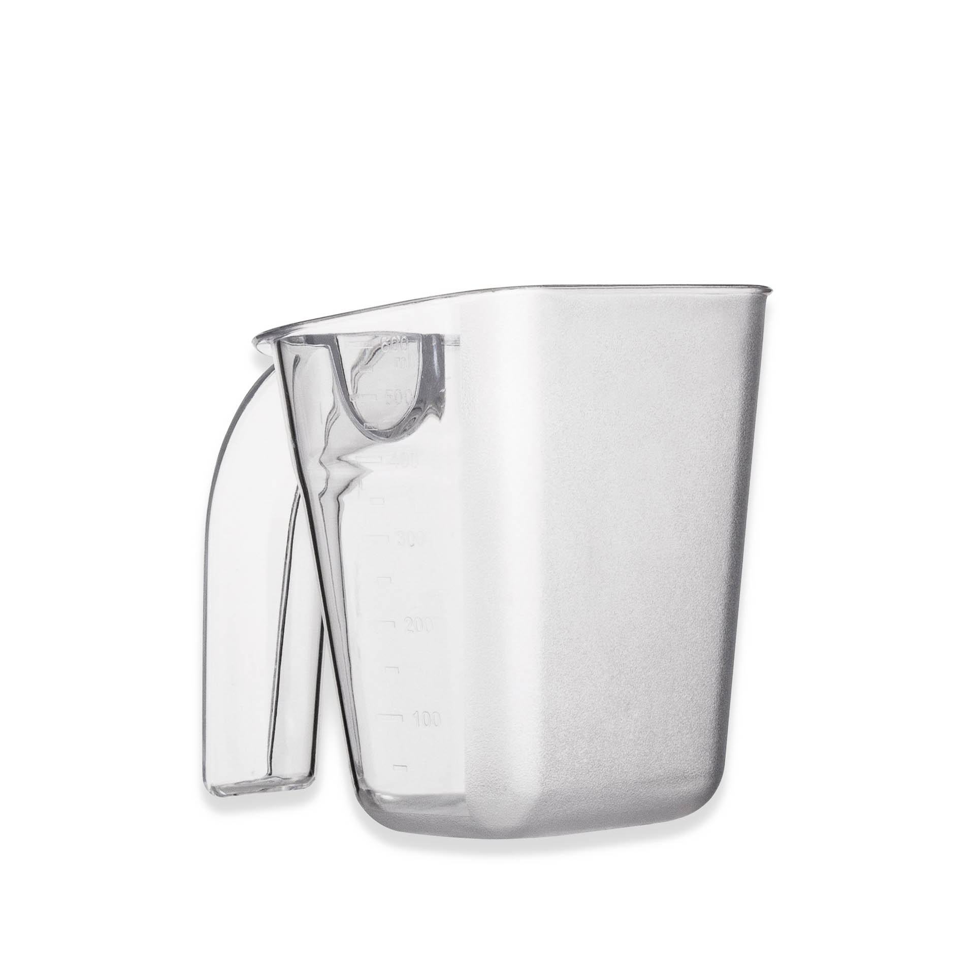 Medidor Policarbonato com Asa 600ml 12.6X11X12cm