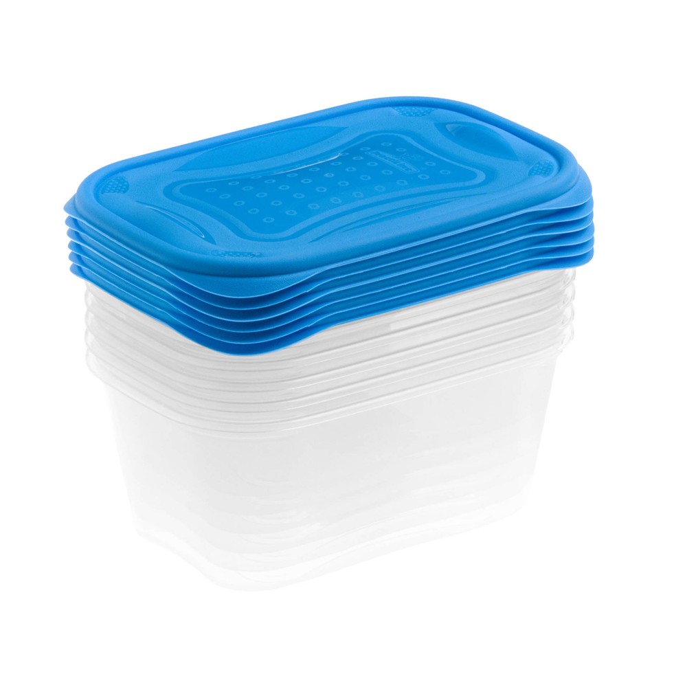 Caixa Hermética Practiline Practifresh Polipropileno 1700ml Azul Ciano