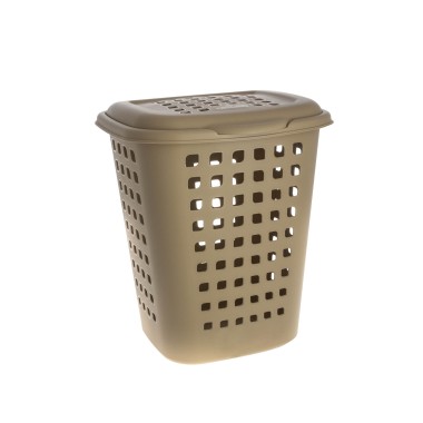 Roupeiro Polipropileno Multibasket Latte Bege 55L 39.5X45X50cm