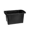 Caixa Organizao Sem Tampa Polipropileno Naturline Preto 50l