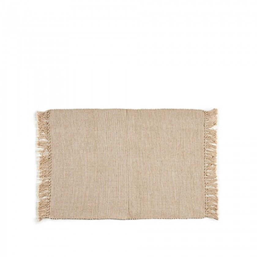 Tapete Algodo Creme 120X80cm
