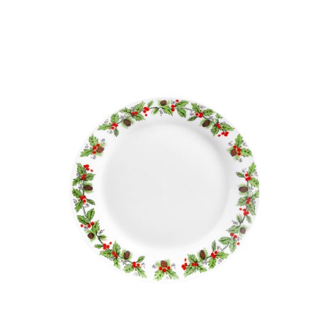 Prato Porcelana Azevinho Raso Redondo 23.5cm - Image product