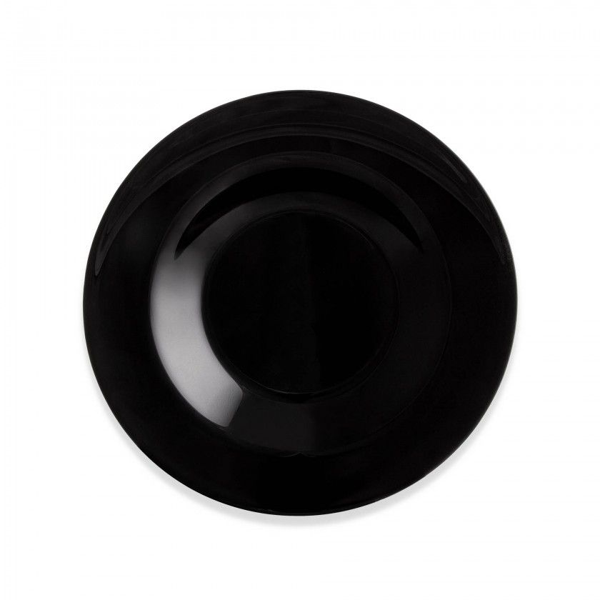 Prato Pasta Friends Time Preto 28.5cm