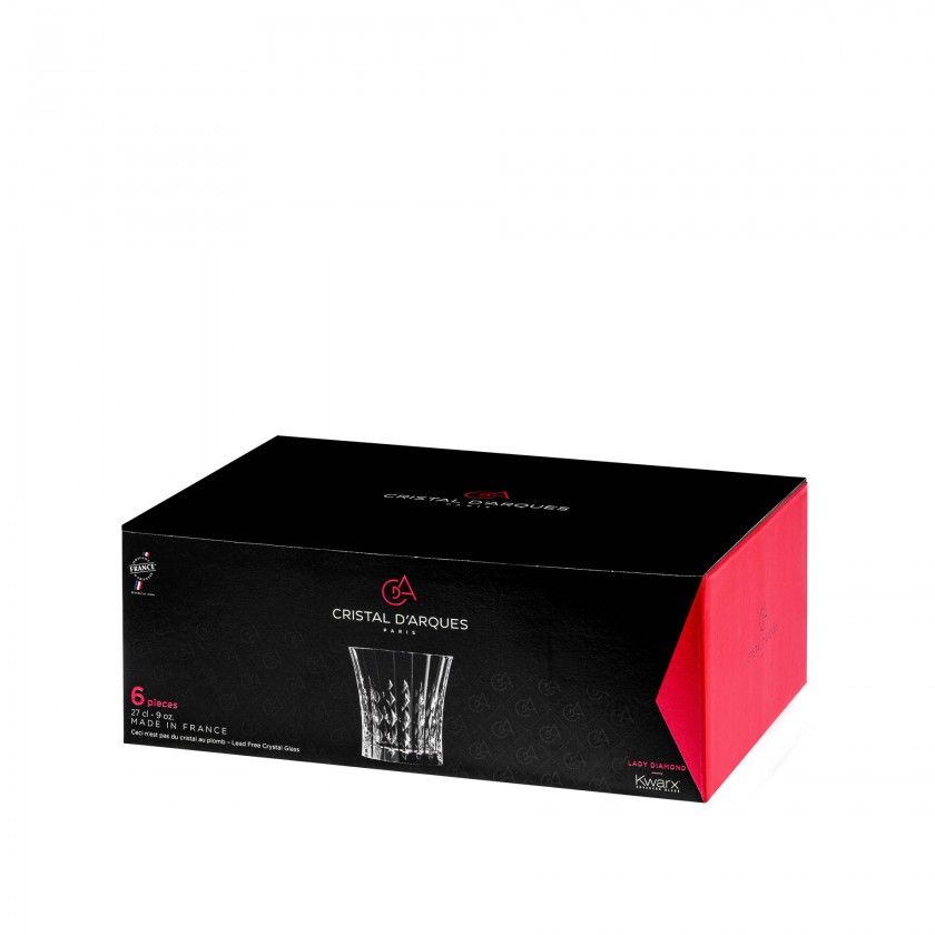Copo sem Pé Lady Diamond 27cl Pack 6 Copo sem Pé Lady Diamond 27cl Pack 6