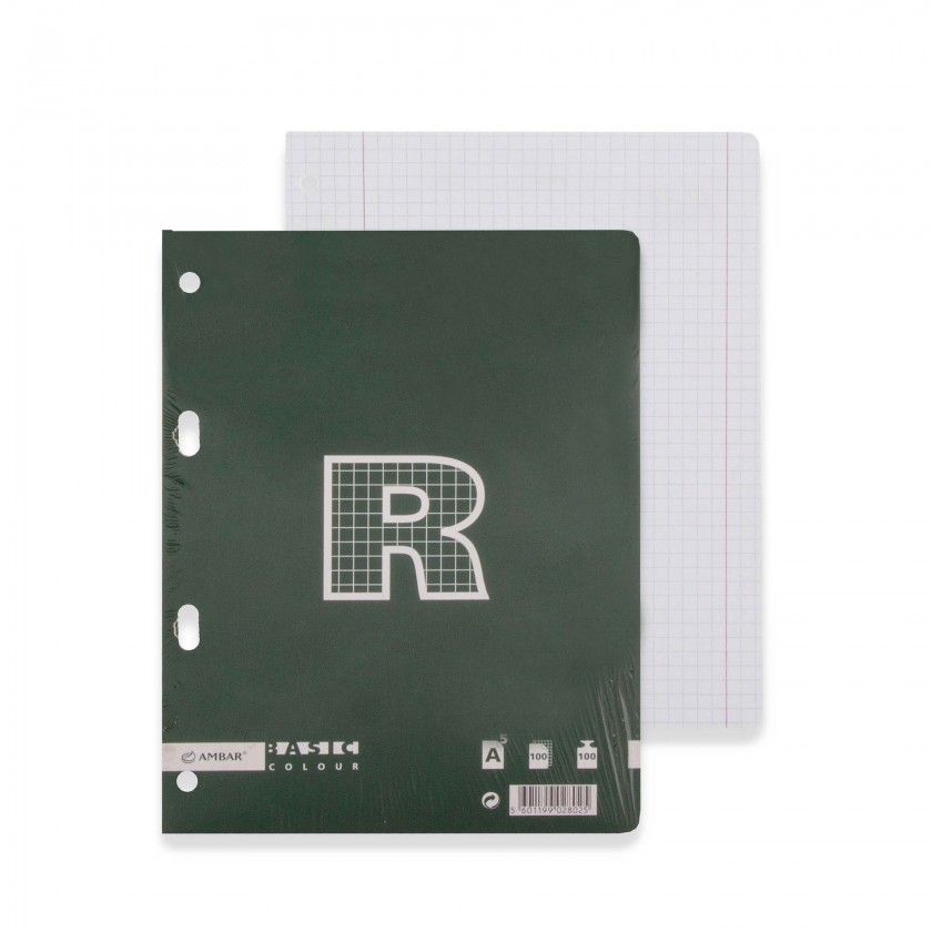 Recarga Ambar School 100gr 100 Folhas Quadriculado