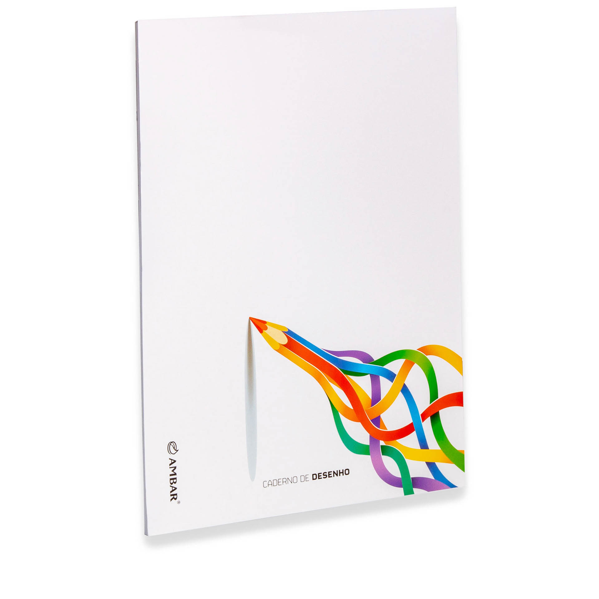 Caderno Desenho Colado Ambar School 120gr 24 Folhas