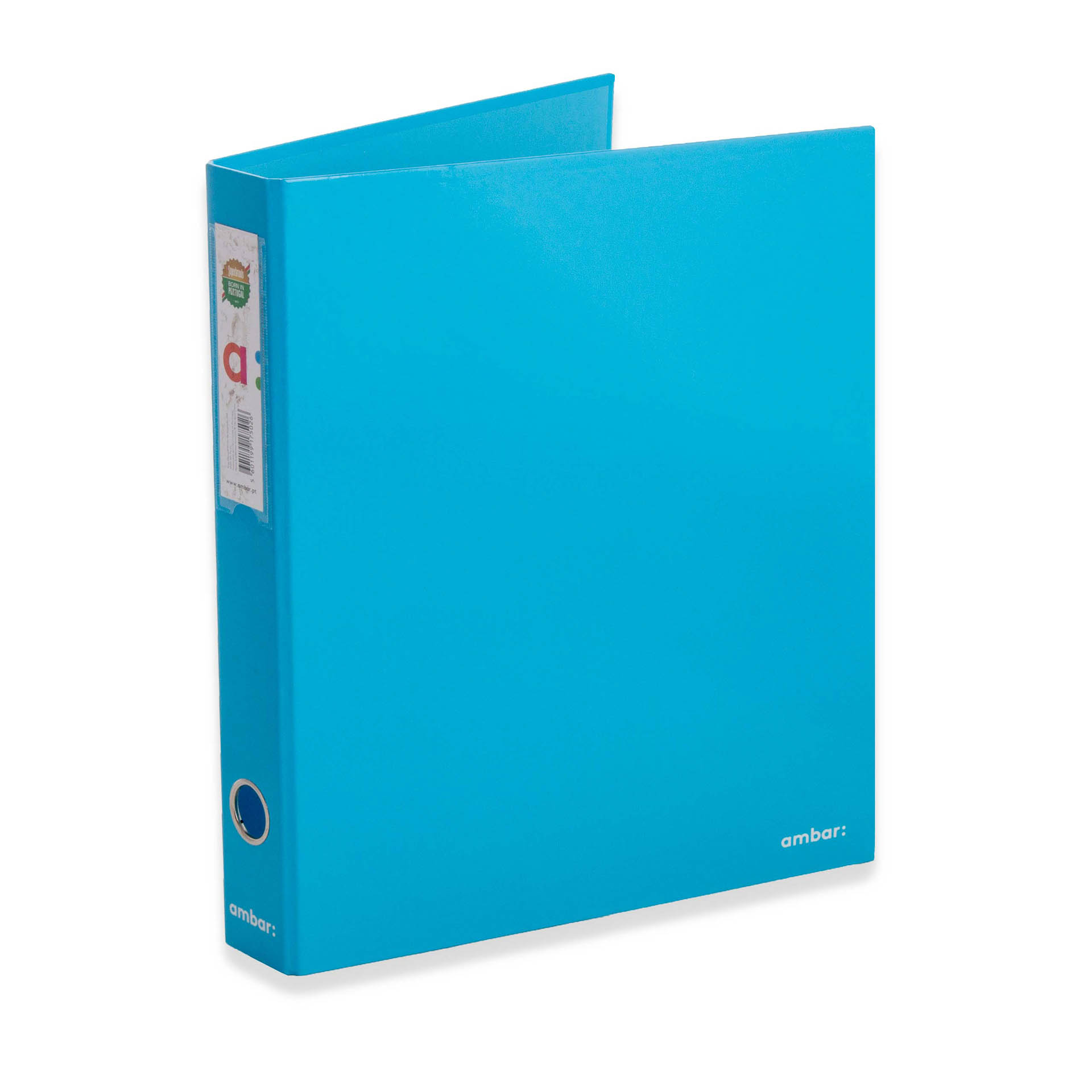 Pasta Arquivo 2 Argolas Ambar School Azul A4 L/E