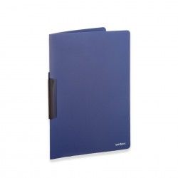 Classificador Clip Lateral Ambar Polipro A4 Azul