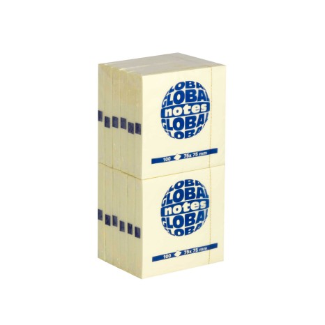 Bloco Notas Aderentes Global Notes Amarelo 75X75mm - Image product