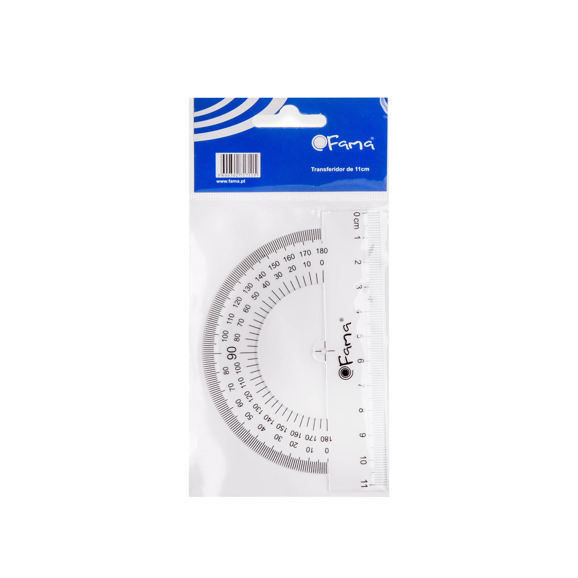 Transferidor Fama Incolor 11cm