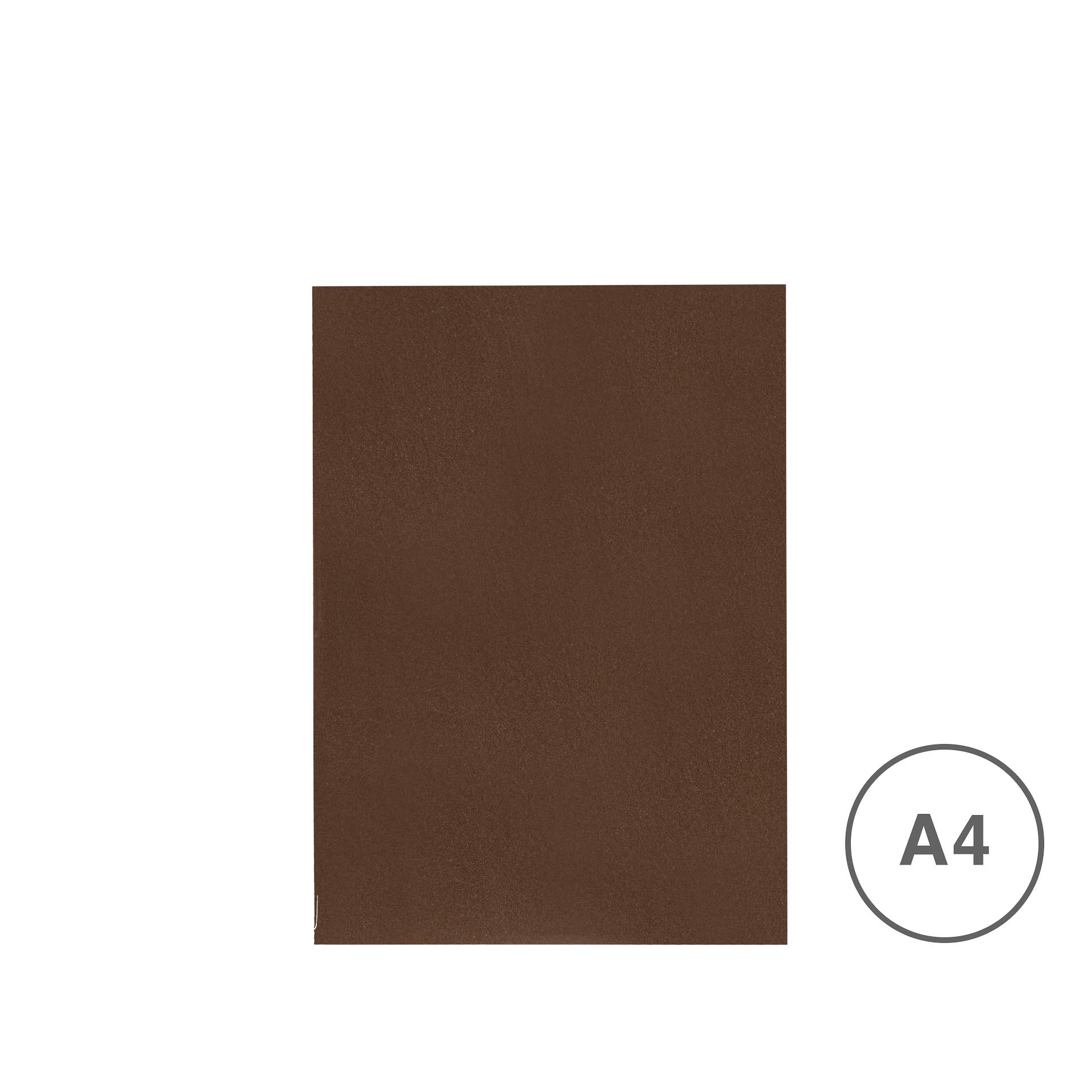 Folha Esponja Eva Castanho A4 20X29cm