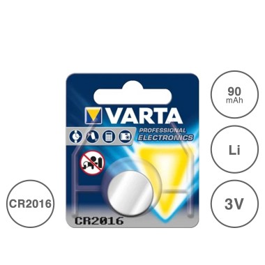 Pilha Varta Prateado 3V 1.6mm