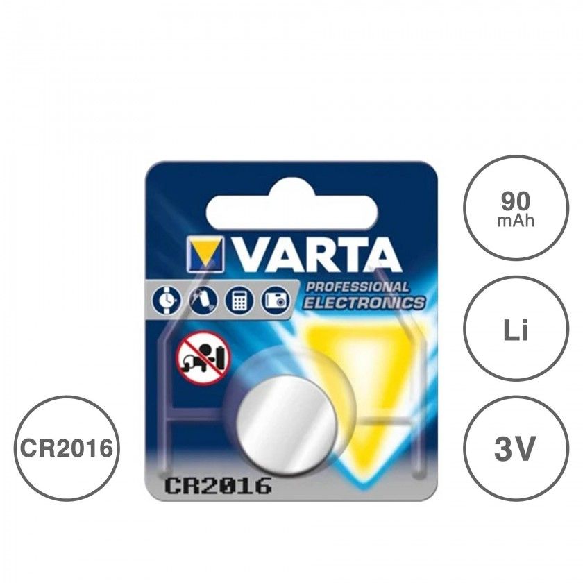 Pilha Varta Prateado 3V 1.6mm