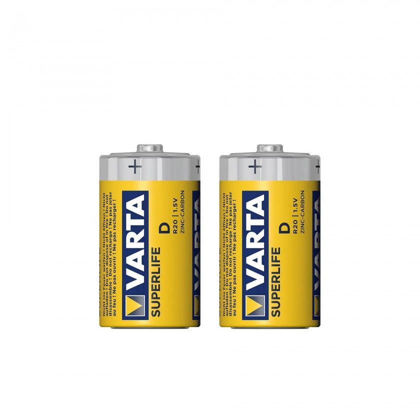 Pilha Super Heavy Duty D Multicor 1.5V 34.2X61.5mm Pack 2