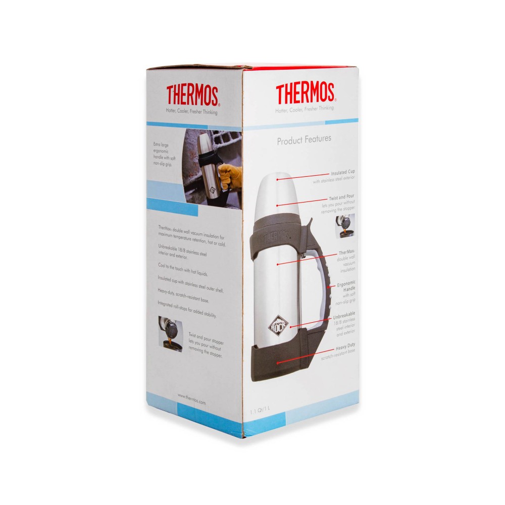 Termo Inox Thermos Active Rock Cinzento 1l