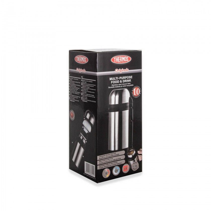 Termo Inox Thermos Original Multifunções Cinzento 1.2l Termo Inox Thermos Original Multifunções Cinzento 1.2l