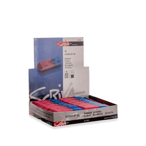 Borracha Scriva Multicor 59X19X8mm - Image product