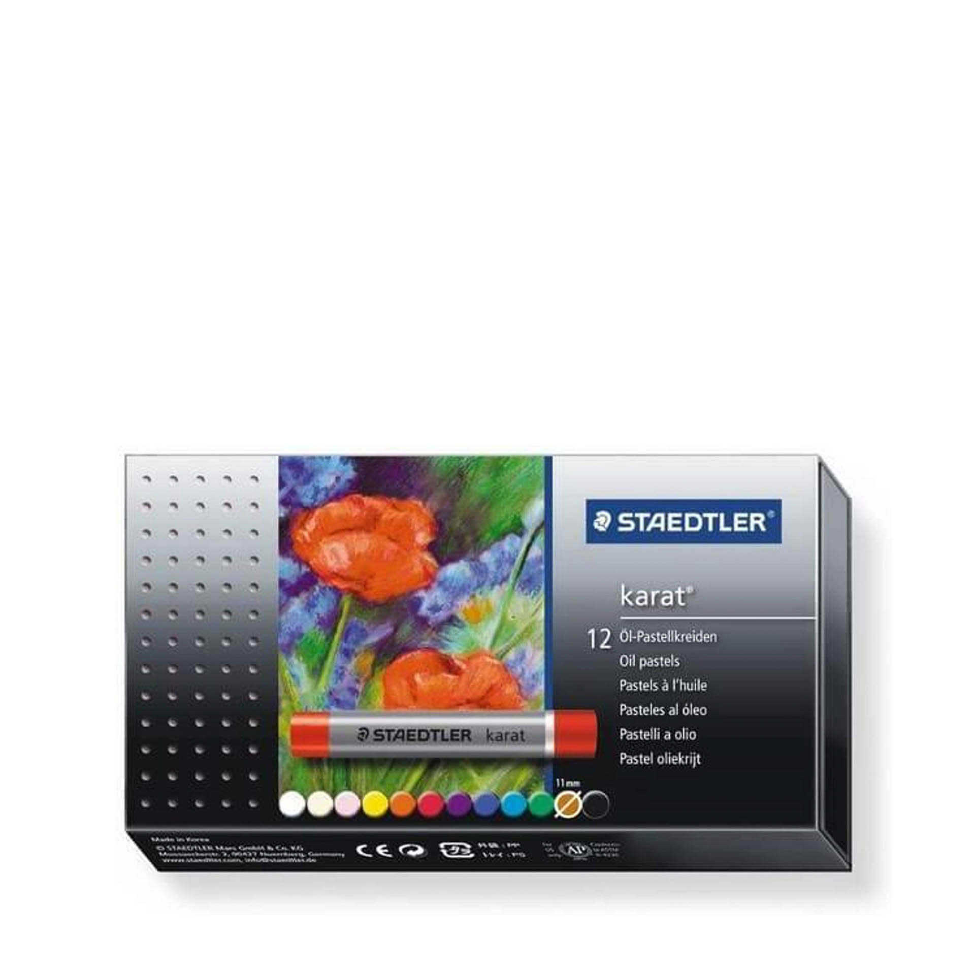 Lápis Pastel Óleo Staedtler 12 Cores