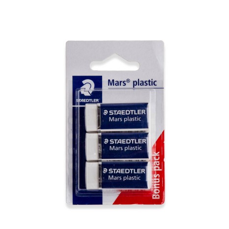 Borracha Staedtler Branca Pack 3 - Image product