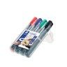 Marcador Permanente Staedtler 4 Cores 2mm Marcador Permanente Staedtler 4 Cores 2mm