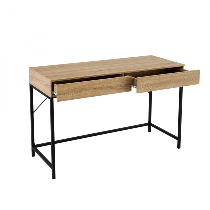 Mesa 116CM Com 2 Gavetas Mesa 116CM Com 2 Gavetas