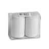Saleiro + Pimenteiro Porcelana Simple Branco 2.5X4cm Saleiro + Pimenteiro Porcelana Simple Branco 2.5X4cm