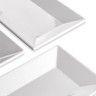 Travessa Melamina Ming Branco 35.5X20.2X3.6cm Travessa Melamina Ming Branco 35.5X20.2X3.6cm