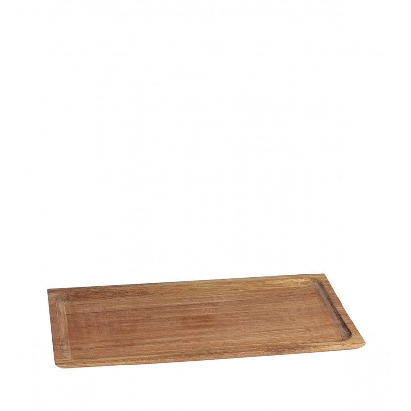 Bandeja Acácia Wood Castanho 30X14X2cm Bandeja Acácia Wood Castanho 30X14X2cm